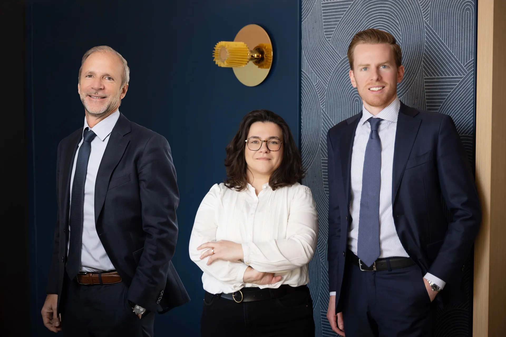 Les trois associés fondateurs d’Hello Justice.